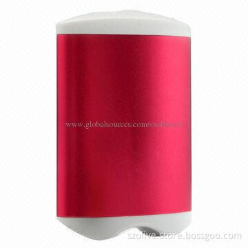 Electric Hand Warmer with External Power Bank, Made of Aluminum + ABS Plastic